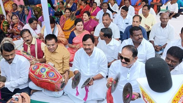 पुरी श्रीमंदिर के चारों द्वार खोलने की मांग को लेकर कांग्रेस ने 'संकीर्तन सत्याग्रह' शुरू किया