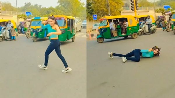 ये क्या! बीच सड़क पर लेटकर नाचने लगी लड़की, VIDEO देख लोग बोले- 'फ्रीडम... या छिछोरापन?'
