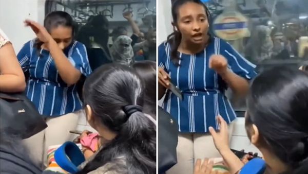 'अरे ये जंगली...' मेट्रो कोच में पागलों की तरह लड़ती दिखी महिला, जमकर चले लात घूंसे, VIDEO आया सामने