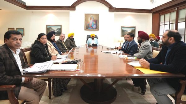 पटियाला में चल रहे विकास कार्यों का सीएम मान ने लिया जायजा, परियोजनाओं पर भी चर्चा