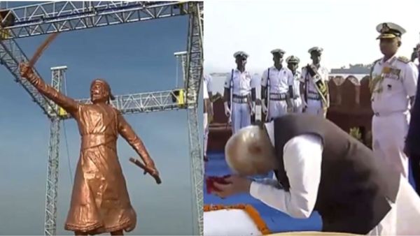 नौसेना दिवस 2023: पीएम ने शिवाजी महाराज की प्रतिमा का किया आवरण, भव्य कार्यक्रम का आयोजन