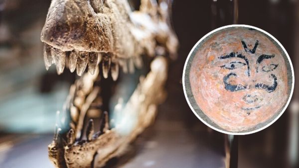 OMG! जिस पत्थर को कुलदेवता के रूप में पूजते थे गांव वाले, अचानक निकला डायनासोर का अंडा