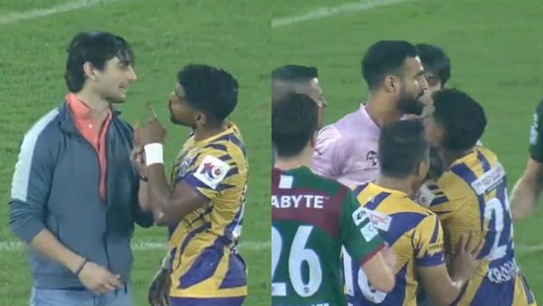 ISL मैच के बाद मैदान पर जोरदार झगड़ा, कोच और खिलाड़ी की भिड़ंत, वीडियो वायरल