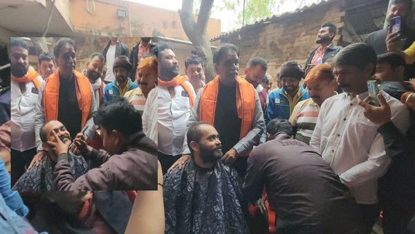 BJP कार्यकर्ता के घर हज्जाम लेकर क्यों पहुंचे पूर्व मंत्री राजेश मूणत, जानिए पूरा मामला