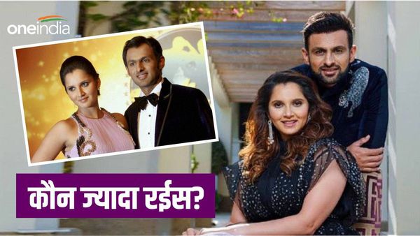 Sania Mirza -Shoaib Malik Net Worth: सानिया-शोएब दोनों ही रईस खिलाड़ी, जानिए कौन ज्यादा अमीर?