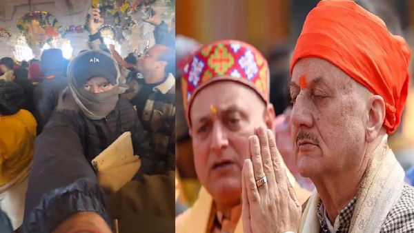 राम मंदिर में मुंह छिपाकर क्यों पहुंचे अनुपम खेर? वीडियो देखकर लोगों ने कही ऐसी बात कि आप सोच नहीं सकते