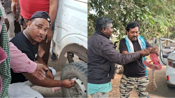 Burhanpur: हिट एंड रन कानून के विरोध में ऑटो चालकों को चप्पलों की माला पहनाने की कोशिश, गाड़ियों की हवा निकाली