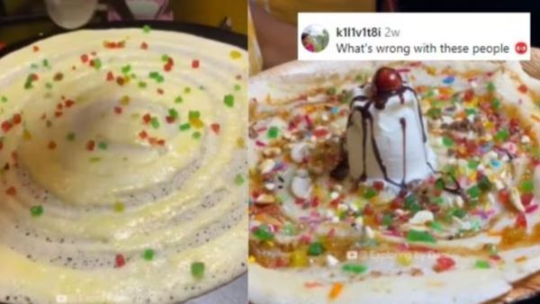 क्या आपने खाया आइसक्रीम डोसा? VIDEO ने उड़ाए लोगों के होश