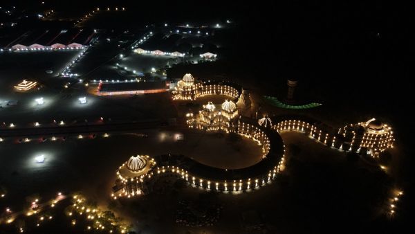 राजस्थान के पाली में ओम आकार शिव मंदिर की प्राण प्रतिष्ठा,तस्वीरें देख मंत्रमुग्ध हो जाएंगे आप