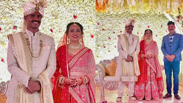 IAS Ria Dabi Wedding: आईएएस रिया डाबी बनीं IPS Manish Kumar की दुल्‍हन, शादी की तस्‍वीरें हो रहीं वायरल