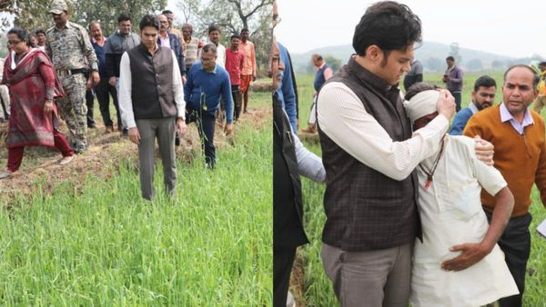 Katni News: ओलावृष्टि से हुई बर्बादी देख फूट-फूटकर रोने लगा किसान, कलेक्टर ने गले लगाकर पोंछे आंसू
