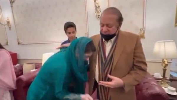 किस धर्म से हो..? CM बनने के बाद मरियम ने पिता नवाज शरीफ के छूए पैर, आशीर्वाद लेने पर PAK में बवाल, वीडियो