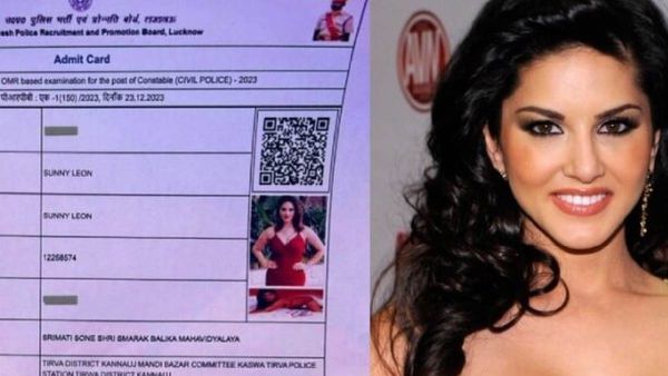 UP Police आरक्षी भर्ती परीक्षा में Sunny Leone का एडमिट कार्ड देख अधिकारी भी हुए दंग, जानिए मामला