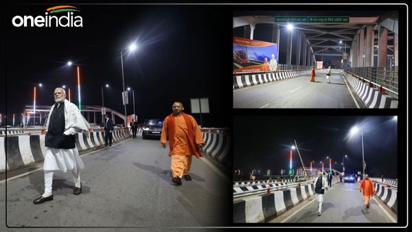 Varanasi News: रात में अचानक रुका PM Modi का काफिला, कार से बाहर निकले PM एवं CM और करने लगे निरीक्षण