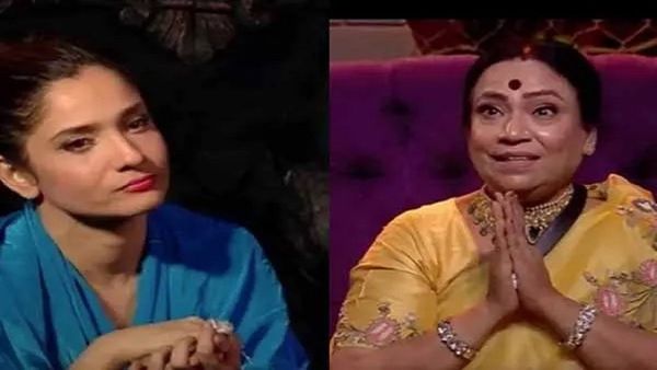 ये क्या हुआ? बहू अंकिता लोखंडे की फिल्म रिलीज होते ही सास का बदला रूप, कैमरे के सामने अचानक ही.....