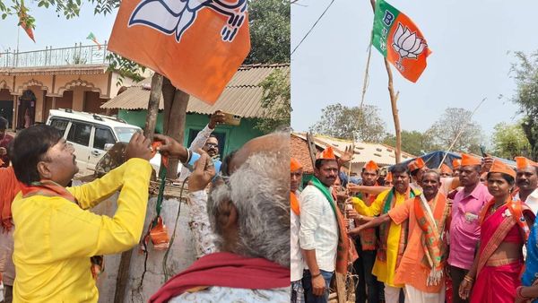 CG: मंत्री केदार कश्यप का बस्तर के गांवों में सघन जनसंपर्क जारी ,बूथ स्तर पर घरों पर लगाया भाजपा का झंडा