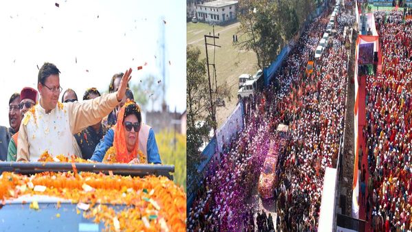 देहरादून में मुख्‍यमंत्री के रोड शो में उमड़ा जनसैलाब, सीएम धामी बोले- ये है 'मोदी की गारंटी'