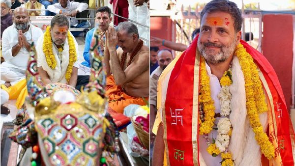 Ujjain News: महाकाल मंदिर में 'मोदी-मोदी' के नारे सुन राहुल गांधी ने दिया ऐसा रिक्शन