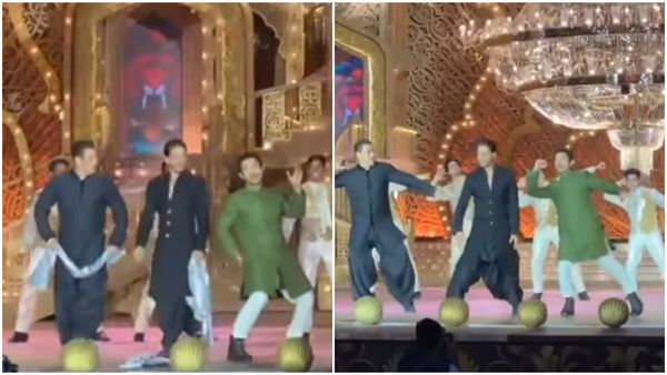 'सपना पूरा हो गया' एक मंच पर साथ थिरके शाहरुख-सलमान और आमिर खान, 30 सेकंड का वीडियो वायरल