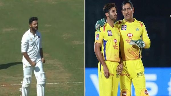 CSK में आते ही बदले शार्दुल ठाकुर के तेवर, छक्का लगाकर जड़ा शतक, बचाई टीम की लाज