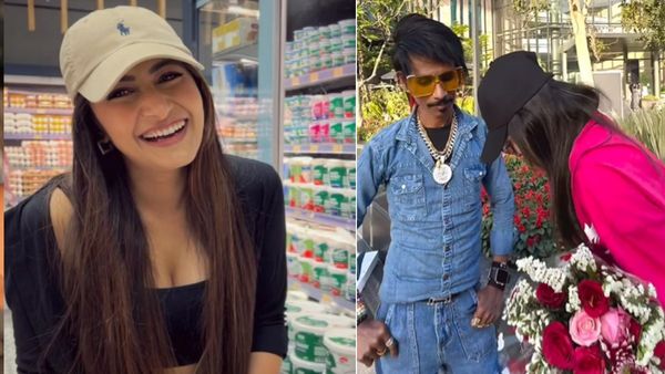 Dolly चायवाला के साथ क्या कर रही थीं 'धनश्री वर्मा'? हाथों में गुलाब देख लोगों के उड़ गए होश