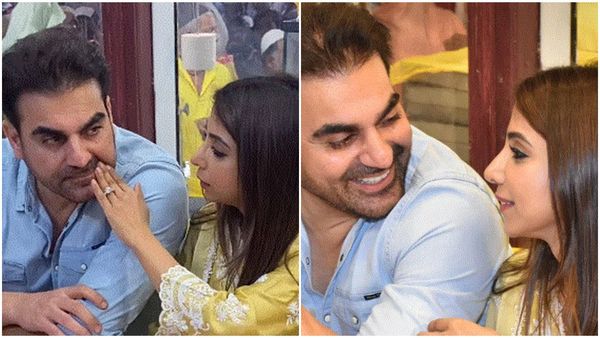 Arbaaz Khan ने पत्नी शूरा खान का सरेआम खाया झूठा खाना, इस तरह लुटाया प्यार, फैंस बोले-'पैसा हो तो...'