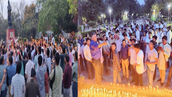 सीएम केजरीवाल के समर्थन में आए दिल्‍ली विवि के छात्र और शिक्षक