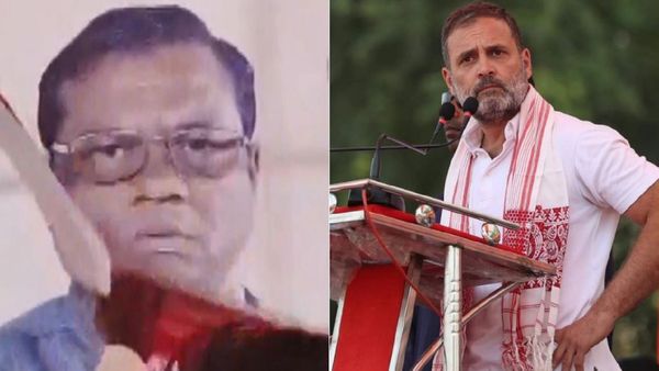 MP News: राहुल गांधी के मंच पर लगी BJP प्रत्याशी की फोटो, देखते ही हंगामा मचा