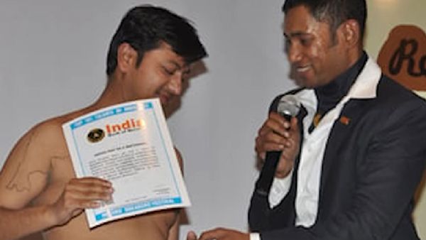 शख्स के शरीर पर जन्म से बना हुआ है भारत का नक्शा, लिम्का रिकॉर्ड में नाम दर्ज