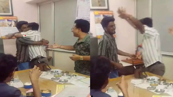 UPSC क्लीयर कर पापा के ऑफिस में जा पहुंचा बेटा और फिर... खाना खाते पिता को दिया खूबसूरत सरप्राइज, VIDEO