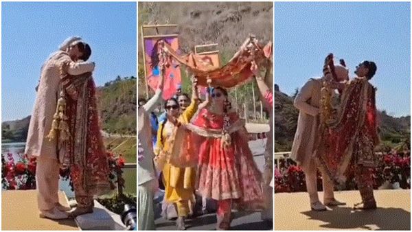 लीक हुआ Taapsee Pannu और मैथियास बोए की शादी का Video, लाल जोड़े में बनीं दुल्हन, इस अंदाज में दिखे दूल्हेराजा