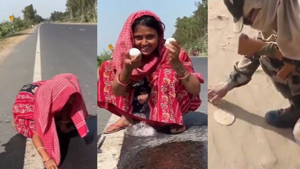 कहीं सड़क पर बनाया ऑमलेट तो कहीं रेत में भूना पापड़, भीषण गर्मी के बीच ये वीडियोज हुए Viral 
