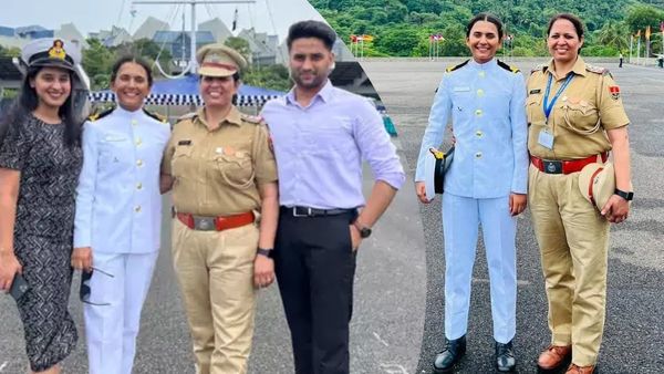 Success Story: बेटी पारुल धायल नेवी में सब लेफ्टिनेंट बनी तो सैल्‍यूट के बाद भर आई इंस्‍पेक्‍टर मां की आंखें