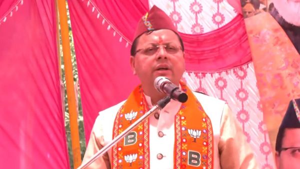 बांसुरी स्वराज के समर्थन में नई दिल्ली पहुंचे सीएम धामी, कहा- PM मोदी ने देश को विकास की बुलंदियों तक पहुंचाया