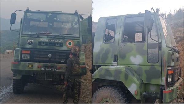 जम्मू-कश्मीर: पुंछ में वायुसेना के काफिले पर आतंकी हमला, दो वाहनों पर की फायरिंग, 1 जवान शहीद, 4 घायल