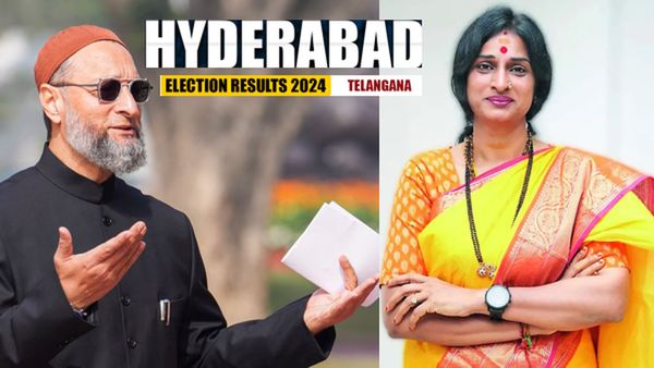 Hyderabad Lok sabha Election result 2024: हैदराबाद में कौन जीत रहा? Asaduddin Owaisi vs Madhavi Lata