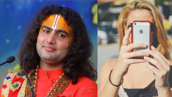 iPhone कहां से आया? 'बिस्किट' वाले बाबा ने सरेआम खोला राज, कहा- 'महाराज जी ने एप्पल खाया और फिर...'