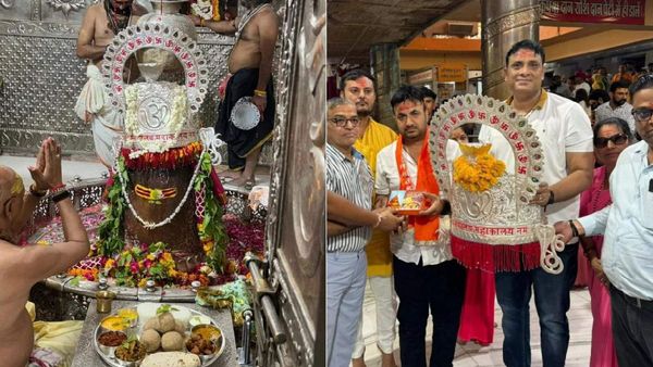 Mahakal को भक्त ने भेंट किया चांदी का चमचमाता मुकुट, कीमत जान सभी चौंके