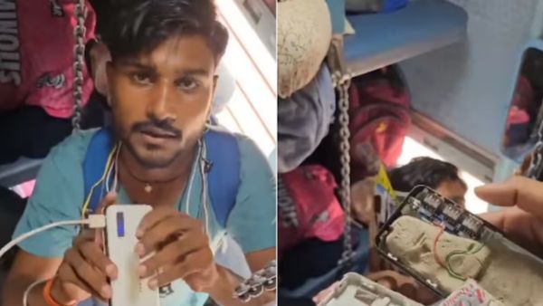 ट्रेन में चल रहा था 'स्कैम 2024'! कहीं आप भी तो नहीं करते ऐसी गलती, वायरल वीडियो उड़ा देगा होश