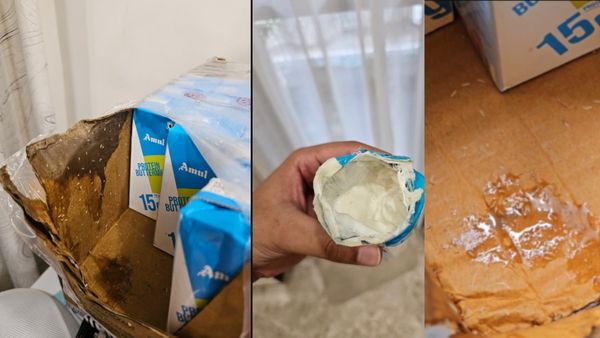 ऑनलाइन ऑर्डर किया अमूल का हाई प्रोटीन छांछ, शख्स को पैकेट में मिले जिंदा कीड़े