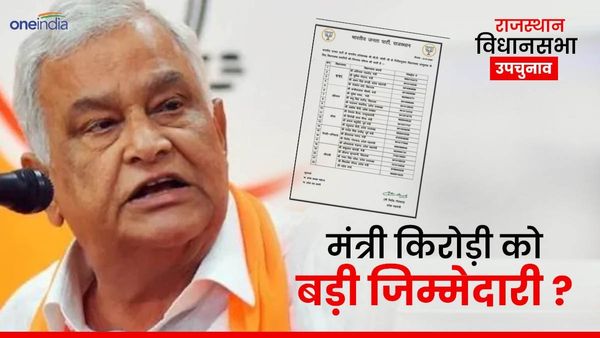 Kirodi Meena News: राजस्थान के दौसा में मंत्री किरोड़ी लाल मीना को भाजपा ने दी नई जिम्मेदारी, जानिए आप भी