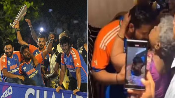 रोहित शर्मा की मां ने हिटमैन को देखते ही लगा लिया गले, चूमने लगीं माथा, वीडियो ने जीता फैंस का दिल