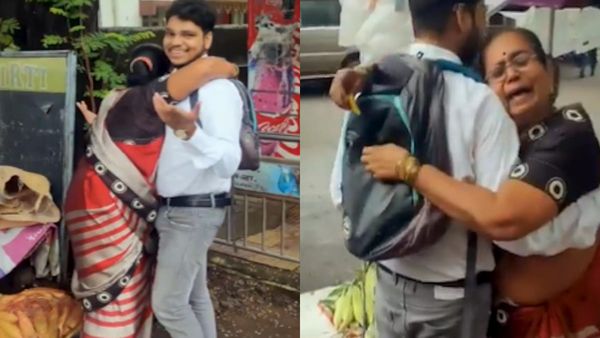 सब्जी बेंचने वाली का मां बेटा जब बना CA, रोक ना पाई खुशी के आंसू, भावुक पल, Video में देखें