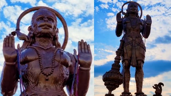 टेक्सास में लगाई गई 90 फुट की हनुमान जी की कांस्य प्रतिमा, Video में देखें अमेरिका की तीसरी सबसे बड़ी मूर्ति