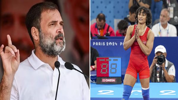 'जिसने उसे खून के आंसू रुलाए थे, भारत की बहादुर बेटी ने दिया जवाब', विनेश फोगाट की जीत पर बोले राहुल गांधी