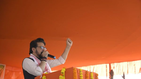 झारखंड में बीजेपी की परिवर्तन यात्रा, कांग्रेस और JMM सरकार पर जमकर बरसे पूर्व केंद्रीय मंत्री अनुराग ठाकुर