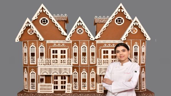 केक आर्टिस्ट प्राची धबल देब ने फिर चौंकाया, 75 किलो वजनी कुकीज से बना डाला इमारतनुमा स्ट्रक्चर, दिया ये मैसेज