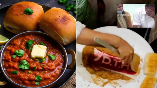 वाह क्या जुगाड़ है! पावभाजी बनाने के लिए नहीं था तवा तो शख्स ने DTH के डिश में बनाए आइटम