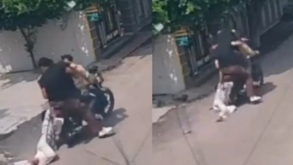 दिहाड़ी मजदूर की बेटी का मोबाइल छीन फरार हुए बदमाश, 400 मीटर तक घसीटने का वीडियो हुआ VIRAL
