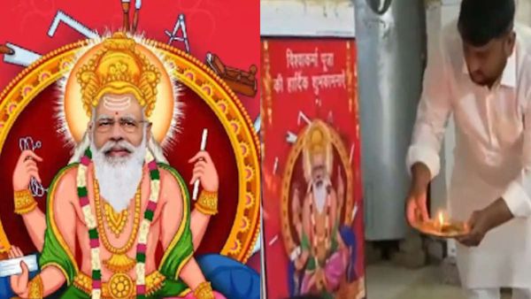 जन्मदिन पर शख्स ने भगवान के रूप में की पीएम मोदी की पूजा, कांग्रेस नेता ने Video शेयर कर पूछा सवाल
